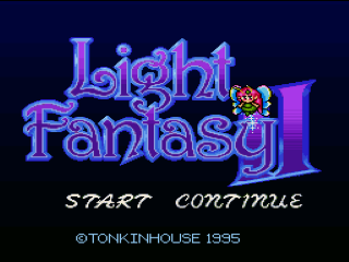 Light Fantasy II title screen for Super Famicom